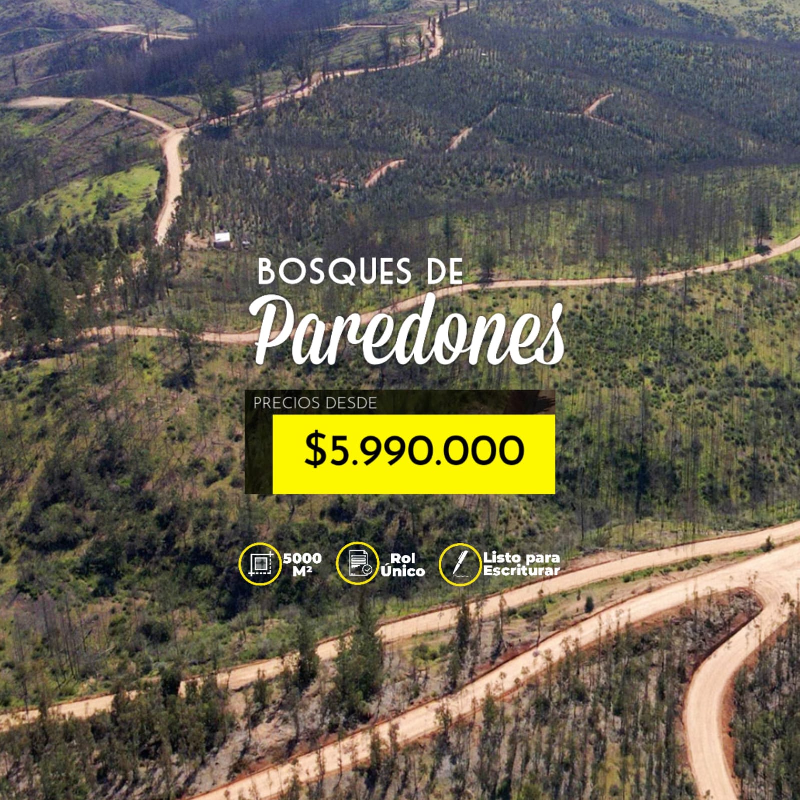 Parcelas en venta en Bosques de Paredones