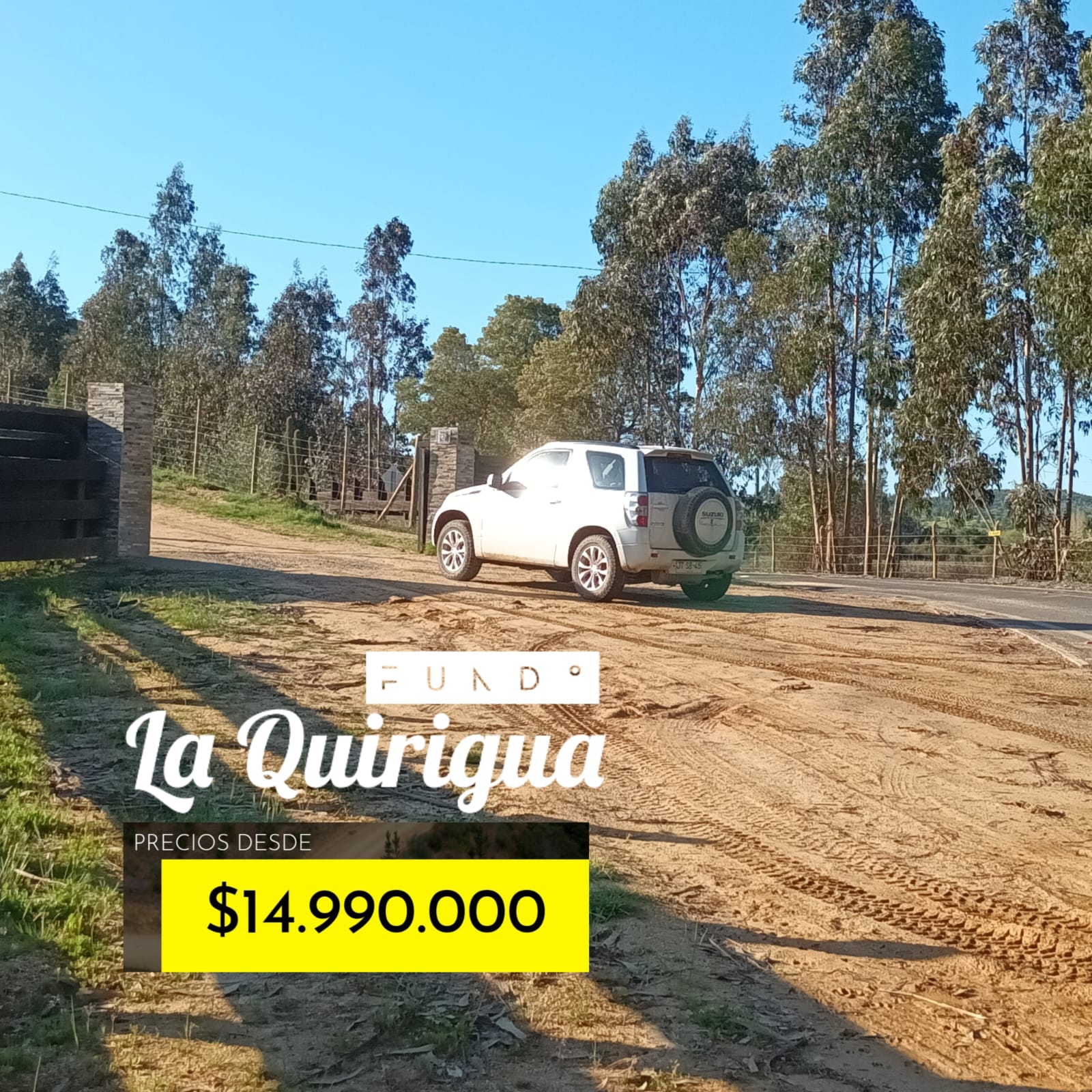 Parcelas en venta Fundo La Quirigua