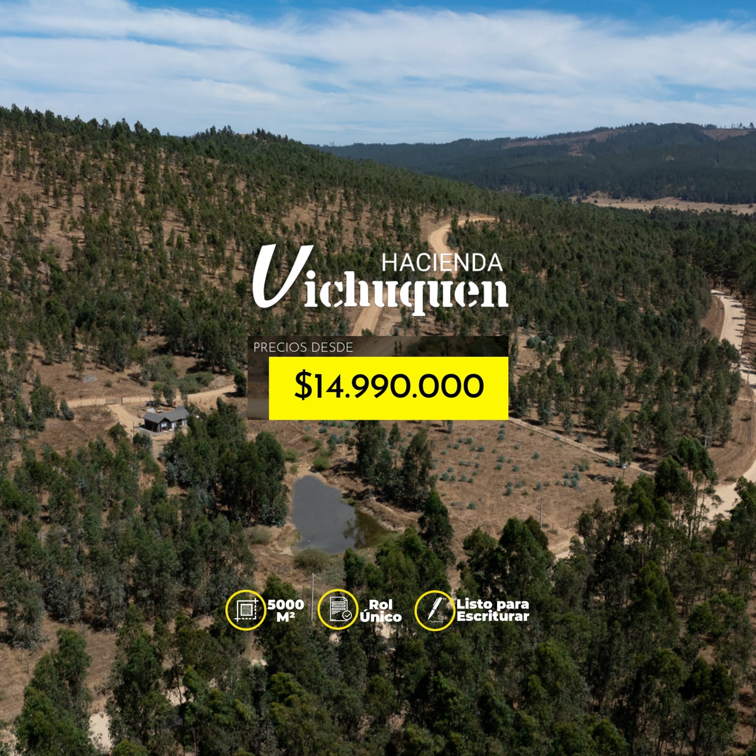 Parcelas en venta en Hacienda Vichuquén