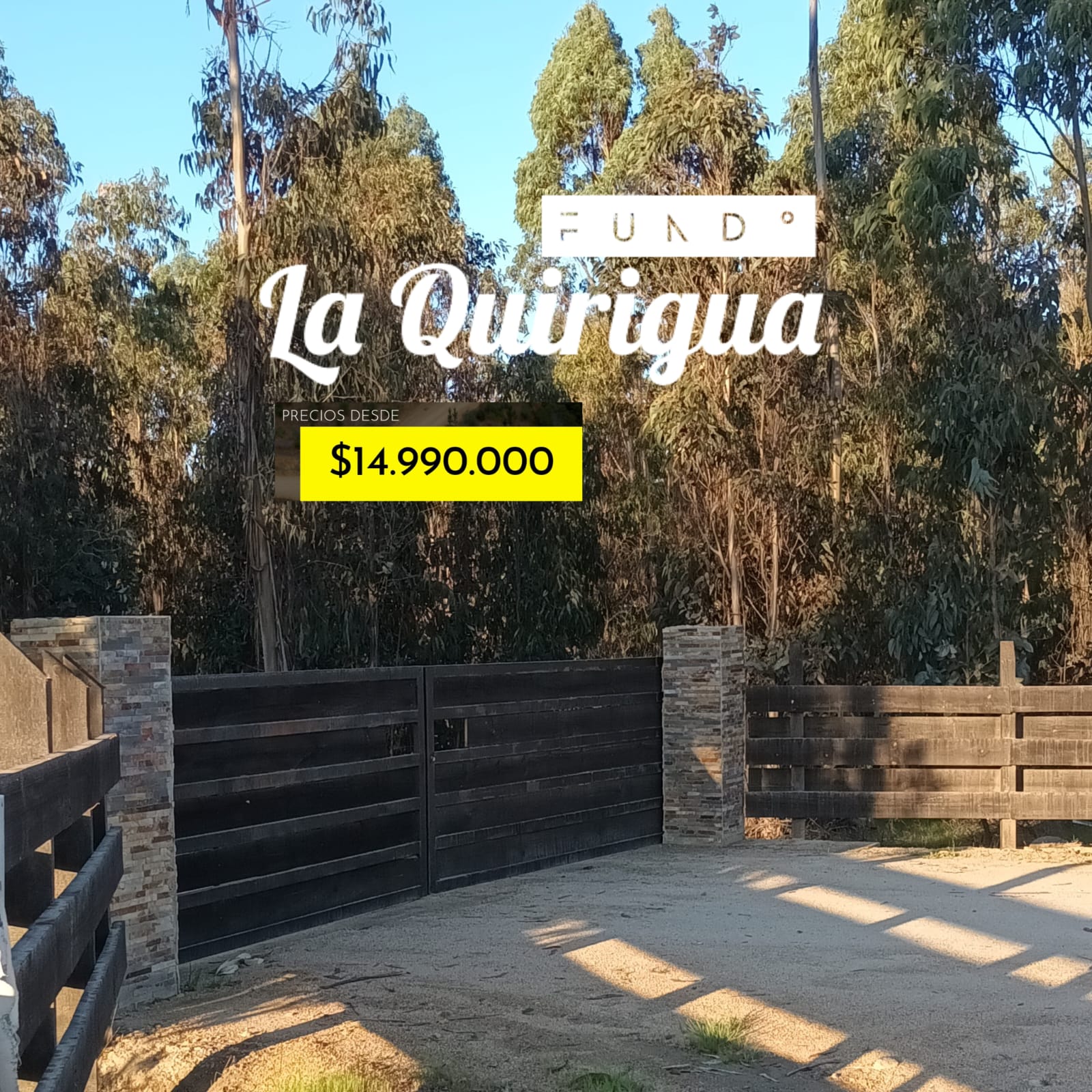Parcelas en venta Fundo La Quirigua