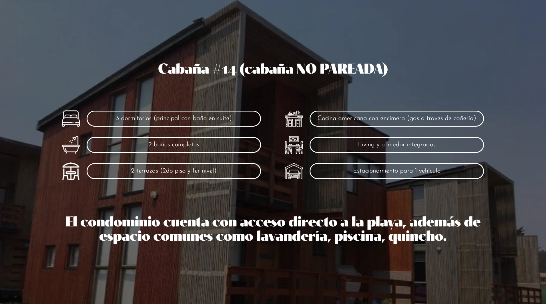 Cabaña 14 no pareada